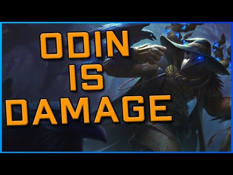 SMITE | Damage Odin OWNS | Solo Lane Ranked