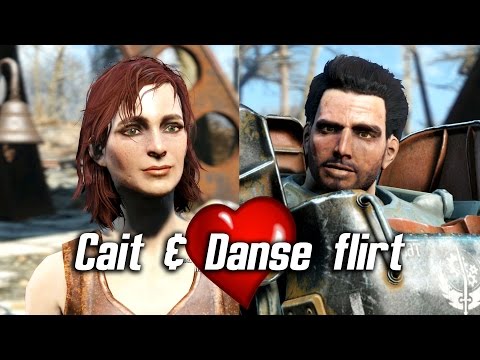 Fallout 4 - Cait & Paladin Danse flirt