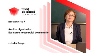 "Analiza algoritmilor. Estimarea necesarului de memorie"