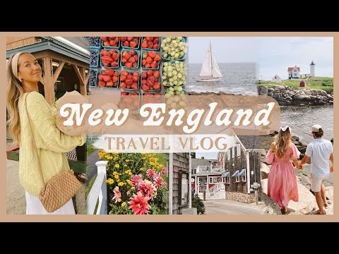 NEW ENGLAND VLOG | exploring Boston, Rhode Island, & Ogunquit, Maine!