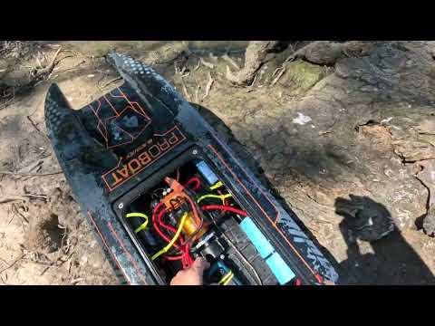 Proboat Blackjack on 6s running faster than stock 8s