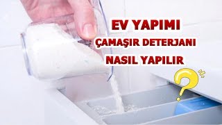 EV YAPIMI ÇAMAŞIR DETERJANI NASIL YAPILIR? TOZ, SIVI VE JEL DETERJAN YAPIMI.