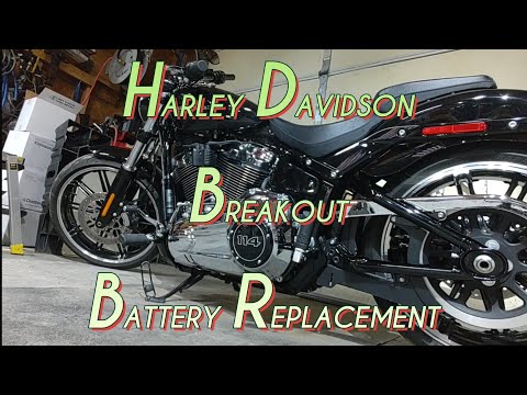 2020 Harley Davidson breakout 114 battery replacement.