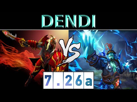 Dendi [Dragon Knight] vs [Storm Spirit] ► EU Ranked ► Dota 2 7.26a