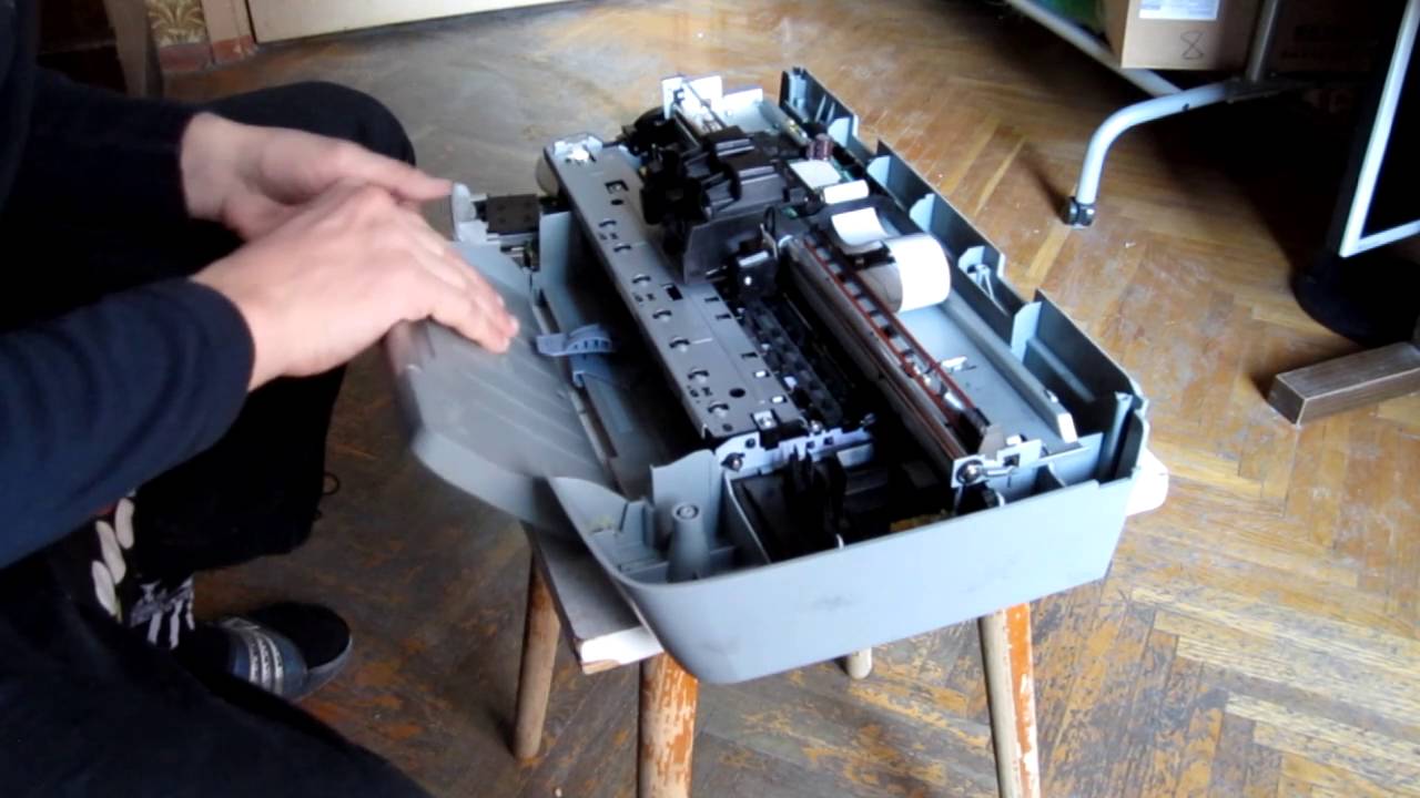 МФУ HP Deskjet F2180 Разборка, профилактика - YouTube