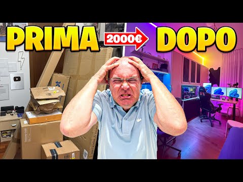 PAPÀ HO SPESO 2000 EURO e HO COSTRUITO la NUOVA POSTAZIONE! *IMPAZZISCE*