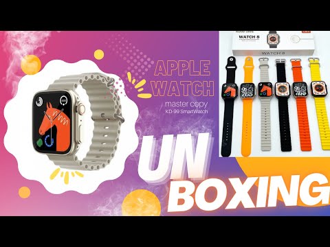 Series 8 Ultra Smart Watch KD99 for Men & Women || APPLE WATCH MUSTER COPY|| Unboxing