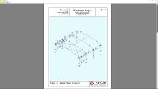 S-FRAME 2022 - How to Print Reports: Report Setup