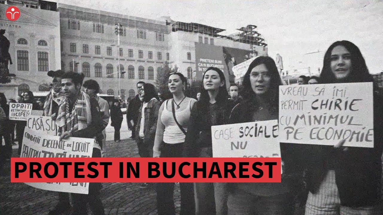 Build more social housing - Protest in Bucharest