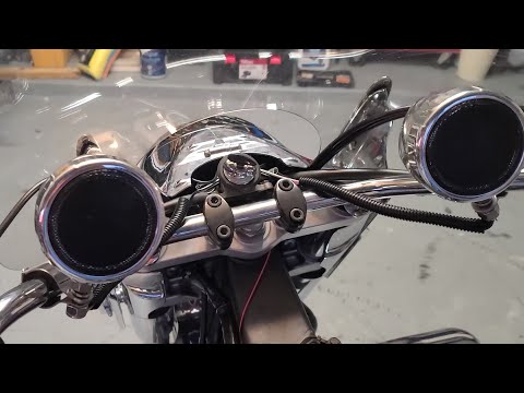 BOSS MOTORCYCLE BLUETOOTH SPEAKERS (MC425BA) INSTALL AND REVIEW