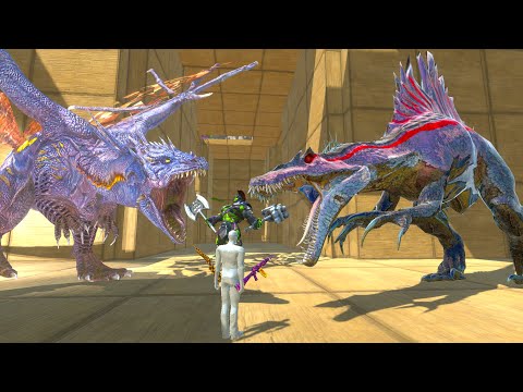 FPS AVATAR ESCAPE In The DINOSAURS HEROES LAB - ARBS