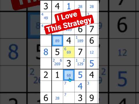 How Sudoku XY-Wings Work 🦋💪🏻😓 Sudoku Shorts #22