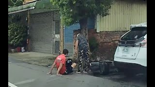 【車禍影片】塞車時騎車還是要多注意啊（2024.09.24 桃園市平鎮區平東路一段