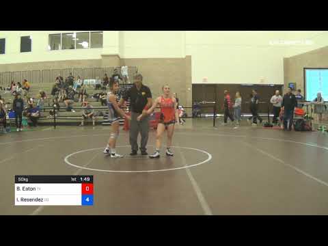 50 Kg Consi Of 8 1 Brindley Eaton Team Texas Vs Israel Resendez Team Colorado