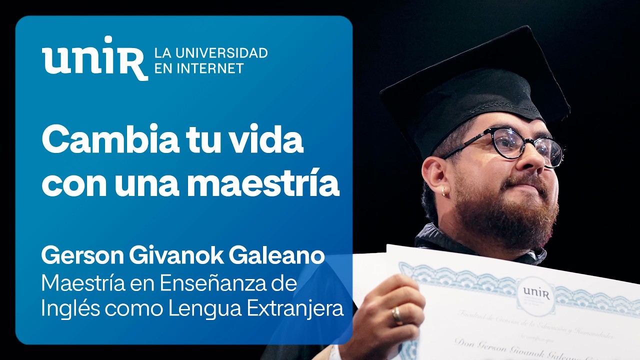 Opiniones UNIR - Gerson Givanok Galeano "Estudiar una maestría cambió mi vida" | #UNIRColombia