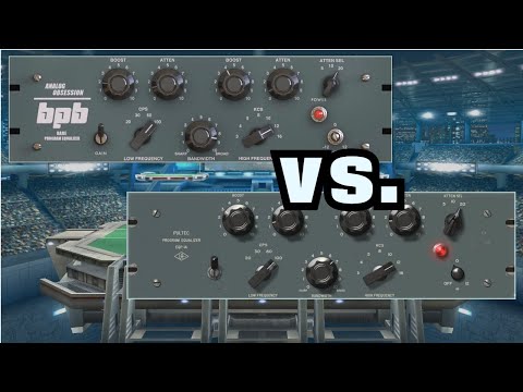Universal Audio Pultec EQP 1A vs  Analog Obsession Rare   plugins comparison