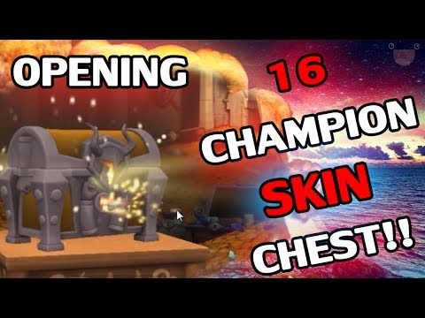 ABRINDO 16 CAIXAS DE SKIN! (SÓ VEM SKIN DO BUCK?) - Paladins