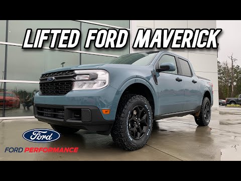 LIFTED 2022 FORD MAVERICK FX4 - 2 INCH ROUGH COUNTRY LIFT KIT REVEAL