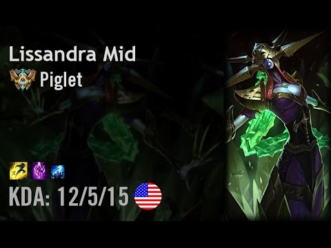 Lissandra Mid vs LeBlanc - Piglet - NA Challenger Path 6.5