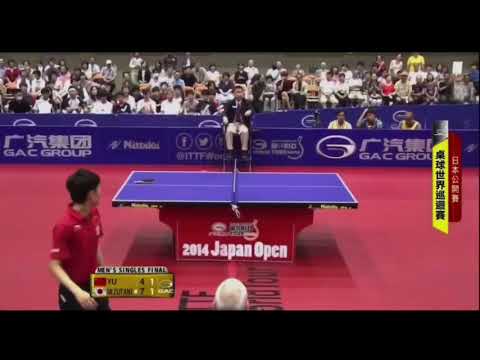 [Bad(terrible) call！！] table tennis Japan Open2014 Yu vs Mizutani