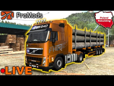 ⭐️Zapis LIVE⭐️ ETS 2 - Volvo FH13 by Schumi | Promods i Poland Rebuilding