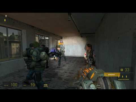 Let's Play Half Life 2: Part 53 - Barney's Back!