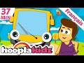 Roues Sur La Chanson Du Bus Wheels On The Bus HooplaKidz Français