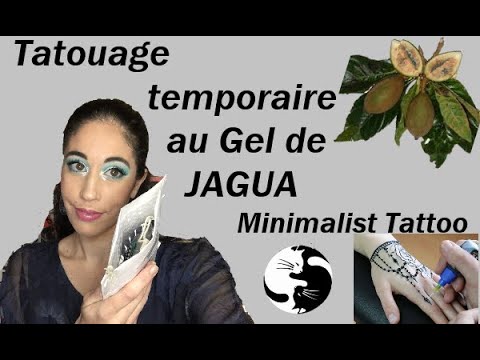 Tatouage Temporaire au Gel de Jagua Minimalist Tattoo Unboxing et Démo