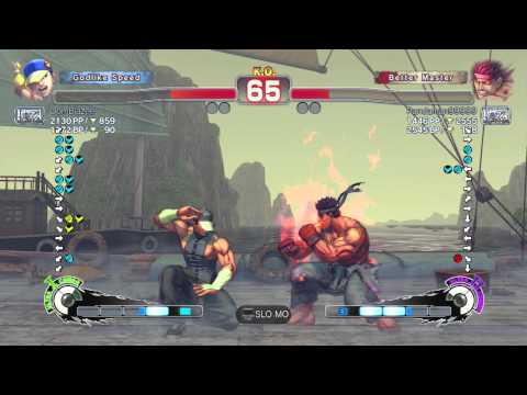 [USF4] PS4 Online Ranked: DomBlazee (Yun) vs. Pandaman99999 (Evil Ryu)