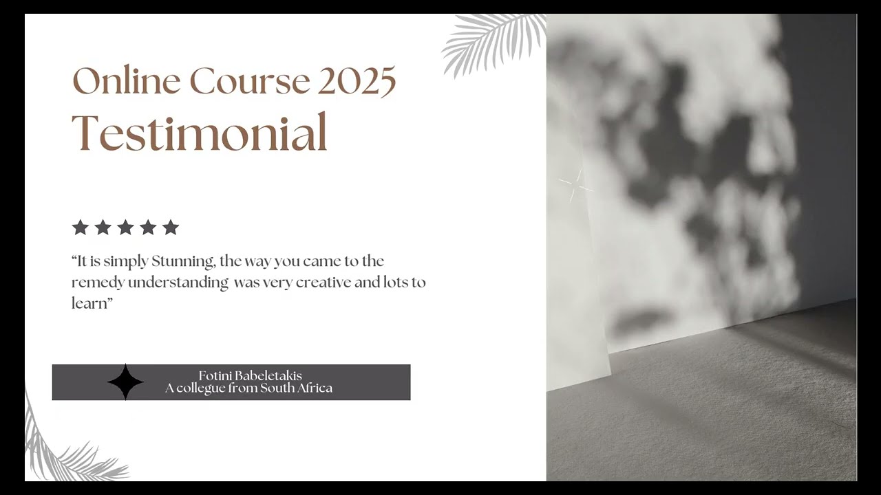 Heartfelt Words by South Africa's Organiser for the Online Course'25