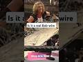 Are #wwe  #wrestlers use a real Barb-wire on a match?