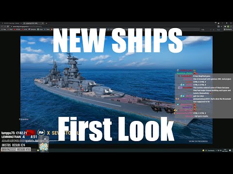 Highlight: New Ships - Dido, Forrest, Sevastopol & Canarias