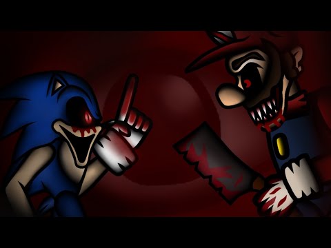 Sonic.EXE VS Horror Mario [Horror Animation]