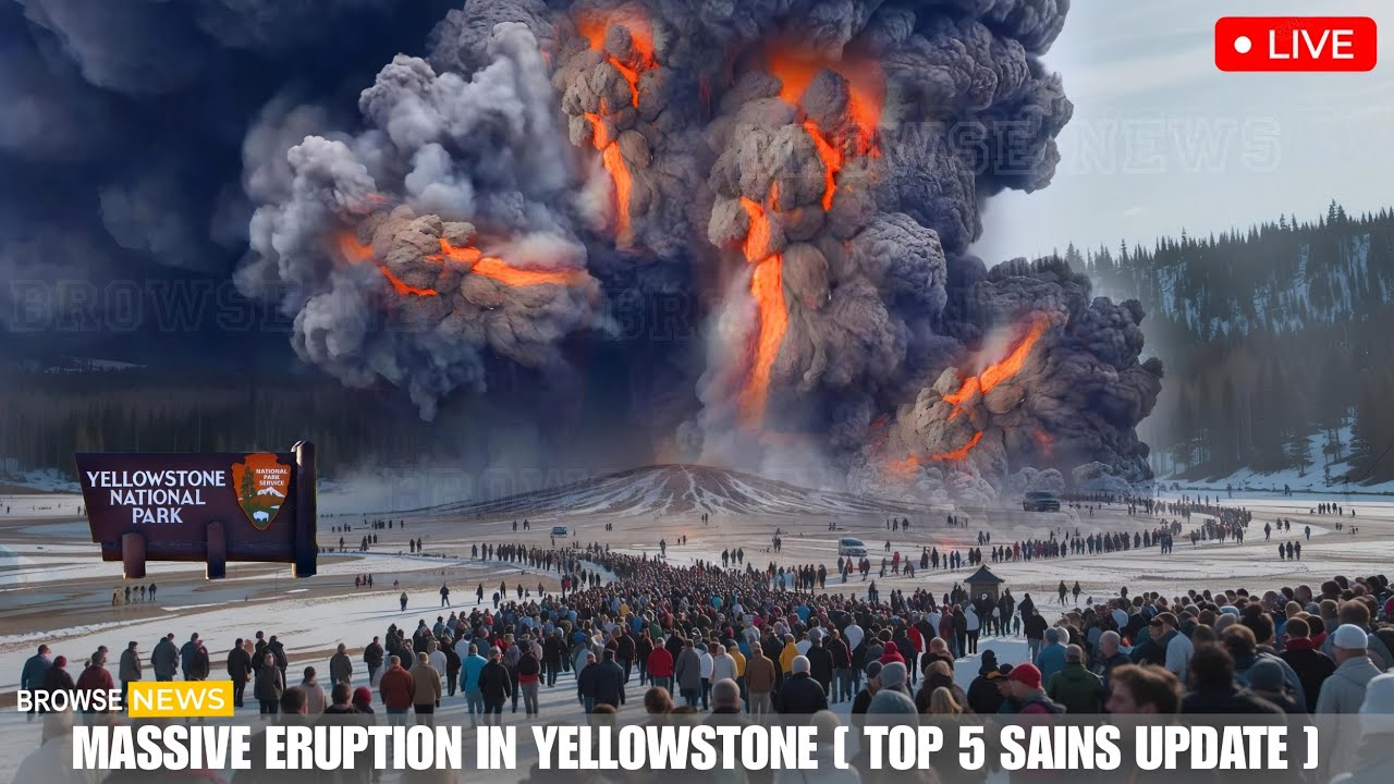 Terrifying in Yellowstone! Shocking Footage Massive Eruption Steamboat Geyser! Sciensce Alert Today