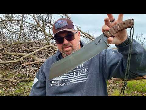 El Chete from ‎TOPS KNIVES is a work horse! Chopping is what it does best!