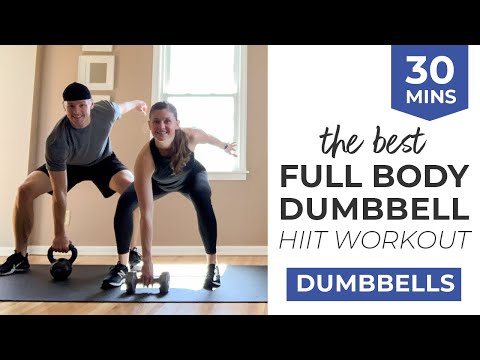 30 Minute Full Body HIIT with Weights Low Impact Pyramid
