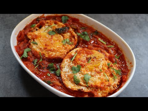 Tomato Egg Omelette Curry | Simple and Easy Masala Omelette Recipe | Egg Omelette Curry| Anda Masala