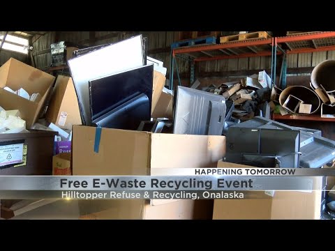 Free e-waste recycling event in Onalaska Saturday
