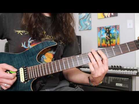 That dang Metallica Frayed Ends of Sanity bridge riff (before solo) lesson Weekend Wankshop 142