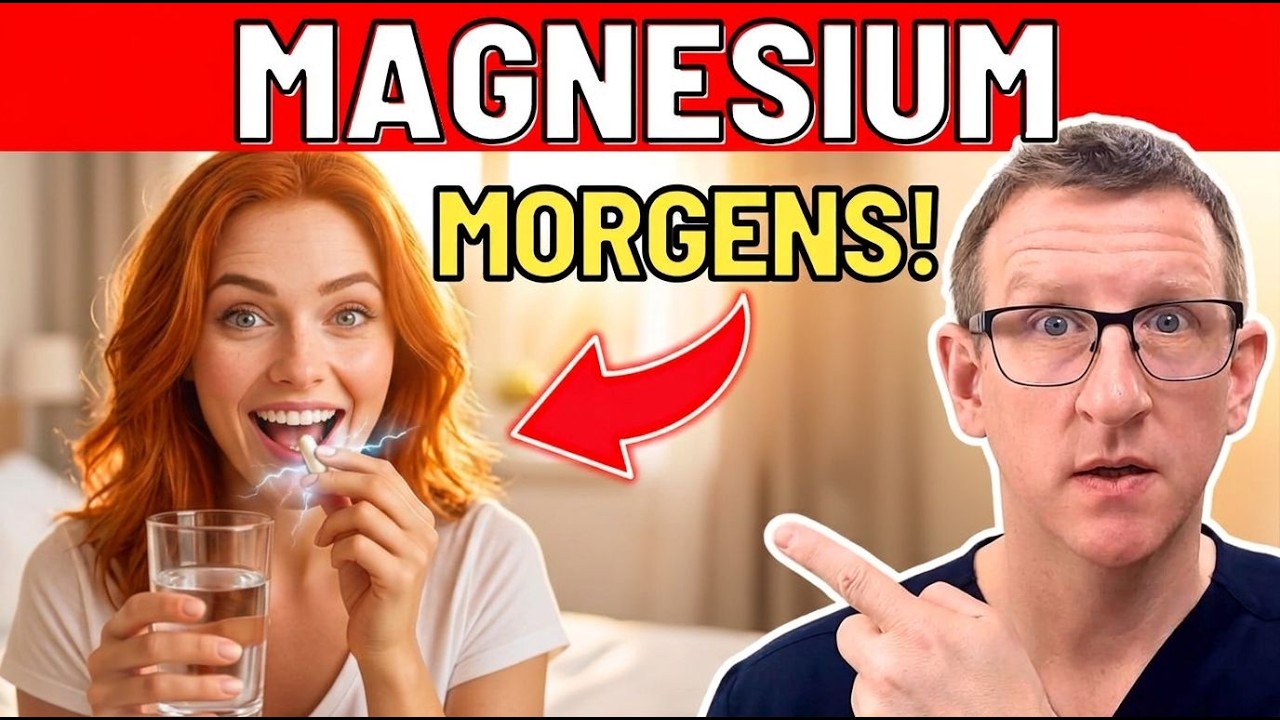 Das passiert, wenn Du MORGENS Magnesium nimmst!