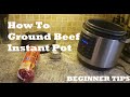 How to Cook Ground Beef in the Instant Pot - Perfect for Beginners! | Fresh or Frozen