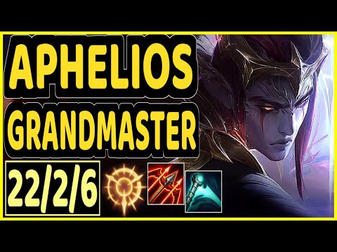 INNAXE (APHELIOS) - 22/2/6 KDA GAMEPLAY - EUW Ranked GRANDMASTER