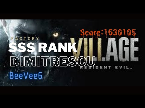 Factory SSS Rank Dimitrescu - RE8 Mercenaries Village