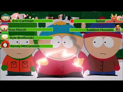 South Park: Bigger,Longer & Uncut (1999) Final Battle with Healthbars