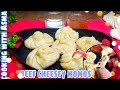 Beef momos recipe with cheese  | cooking with Asma