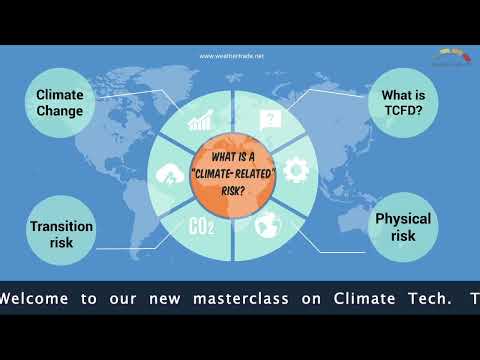 What is climate-related risk? Difference: Transition vs Physical Climate risks. TCFD reporting