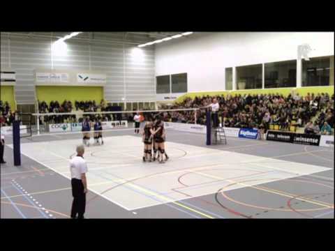 De laatste punten van de wedstrijd tussen Europed en Sliedrecht (Bron: Sliedrecht Sport TV)