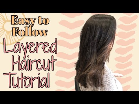 LONG LAYERED HAIRCUT TUTORIAL-STEP BY STEP //Wholy hair