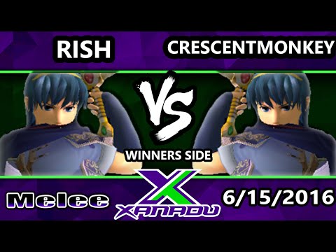 S@X 154 SSBM Tournament - Rish (Marth) Vs. Crescent Monkey (Marth)