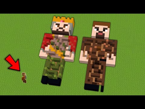 RICH AND POOR HIDDEN MAZE HIDE AND SEEK - Minecraft